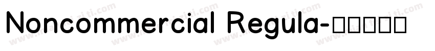 Noncommercial Regula字体转换